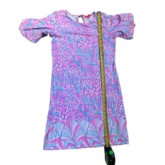 Lilly Pulitzer Small Britton Puff Sleeve Dress in Pink Sorbet - Picture 13 of 14